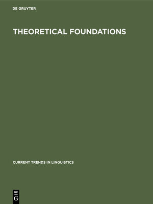 cover image of Theoretical Foundations